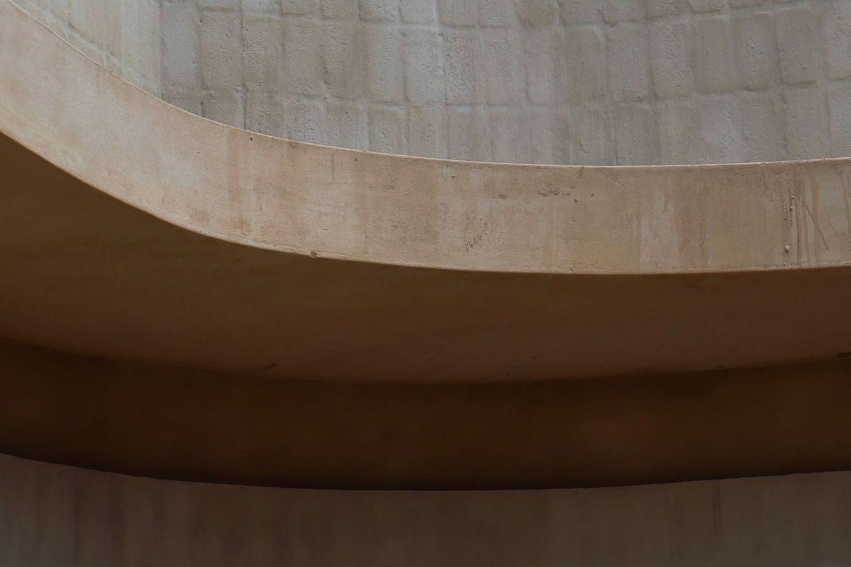 A smooth, flawless plastered wall surface